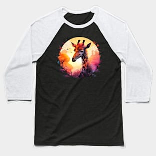 giraffe Baseball T-Shirt